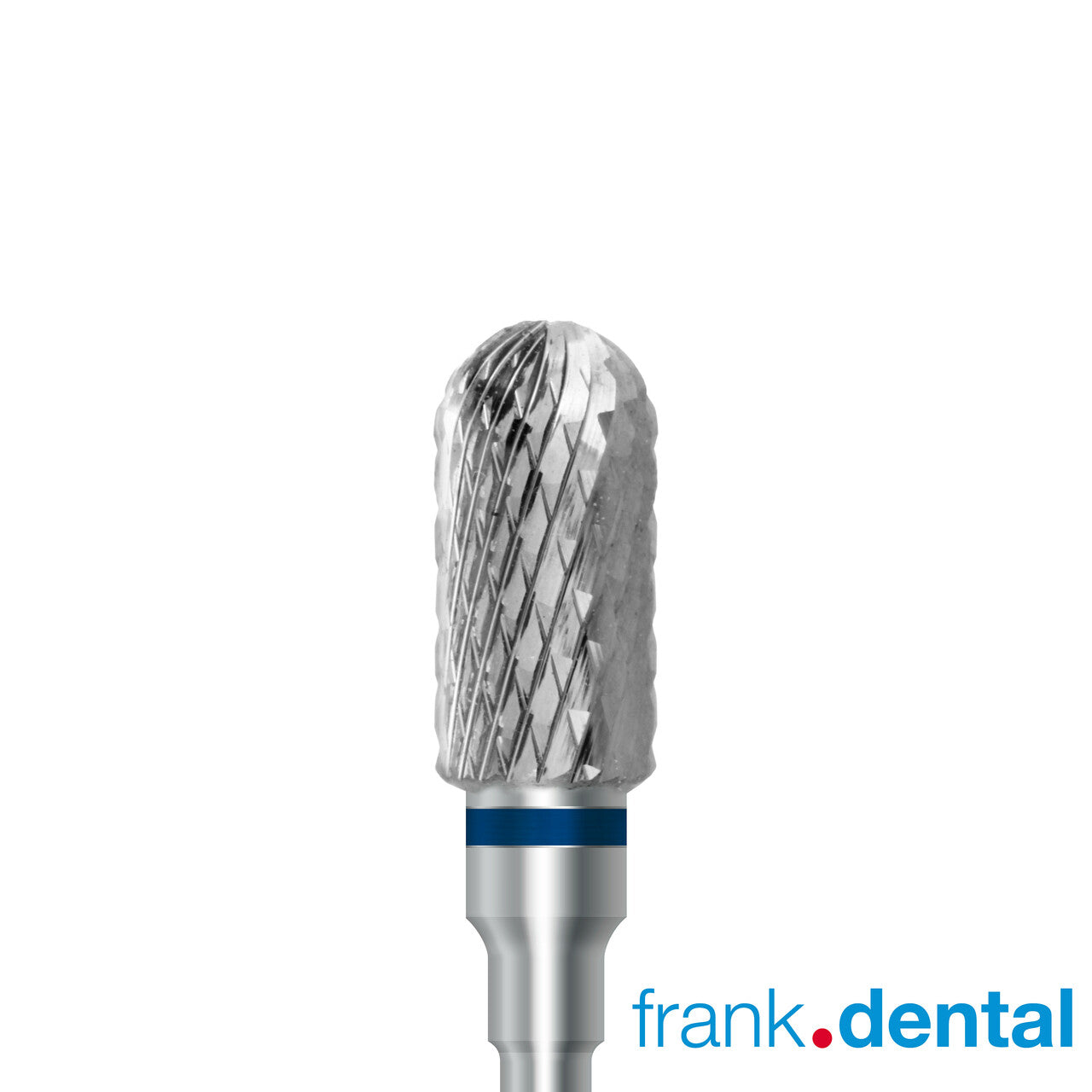 Tungsten Carbide Cutter by Frank Dental, Medium grit with Cross cut, 6.0mm diameter