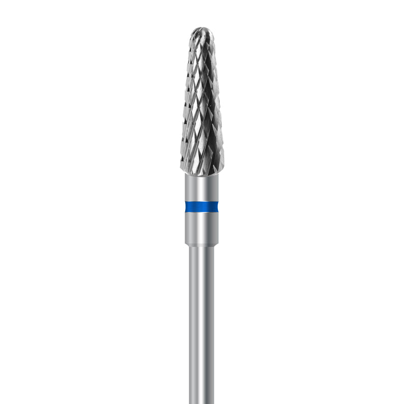 Tungsten carbide cutter C.79K.104.040 for metals, resins and composites: medium grit, taper round shape, diameter 4.0 mm