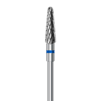Tungsten carbide cutter C.79K.104.040 for metals, resins and composites: medium grit, taper round shape, diameter 4.0 mm