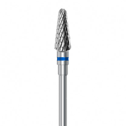 Tungsten carbide cutter C.79K.104.045 for metals, resins and composites: medium grit, taper round shape, diameter 4.5 mm