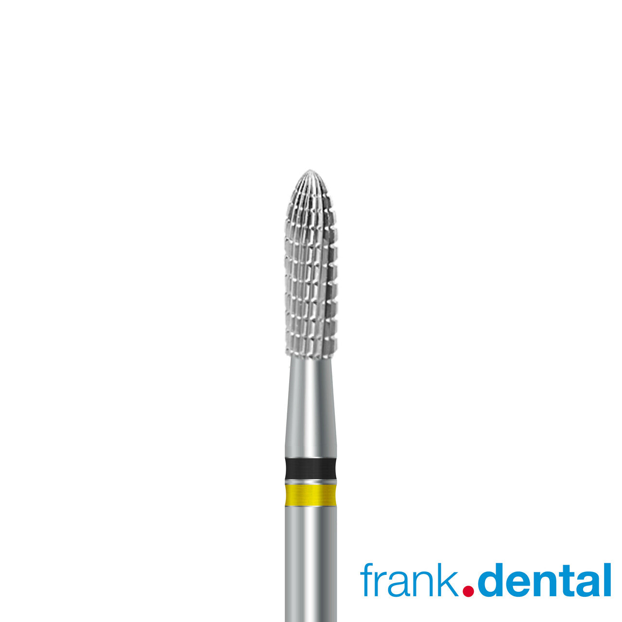 Tungsten carbide cutter C.139KFQ.104.023 for palladium and dental alloys: extra fine grit, cylinder round shape, diameter 2.3 mm